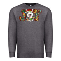 Charcoal Heather husky christmas joy Premium Sweatshirt - RanaPortraitStore