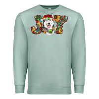 Seafoam husky christmas joy Premium Sweatshirt - RanaPortraitStore