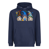 Navy lacrosse gnomes Heavyweight Hoodie - Zillion Design Studio
