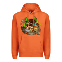 Carrot cowboy cactus  sunflowers whiskey Premium Hoodie - AdoDesignShop