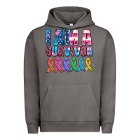 Pigment Tornado i am a survivor with all cancer ribbons Urban Hoodie - AdoDesignShop