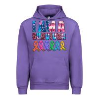 Tulip i am a survivor with all cancer ribbons Urban Hoodie - AdoDesignShop