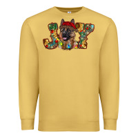 Antique Gold german shepherd christmas joy Premium Sweatshirt - RanaPortraitStore