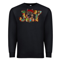 Black german shepherd christmas joy Premium Sweatshirt - RanaPortraitStore