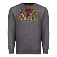 Charcoal Heather german shepherd christmas joy Premium Sweatshirt - RanaPortraitStore