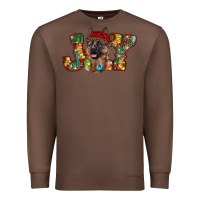 Chestnut german shepherd christmas joy Premium Sweatshirt - RanaPortraitStore