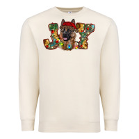 Sandshell german shepherd christmas joy Premium Sweatshirt - RanaPortraitStore
