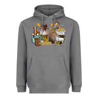 Storm coffee cups horses Heavyweight Hoodie - texasbilliewilder