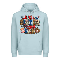 Blue Mist little sister biggest fan baseball Premium Hoodie - Jasminsmagicworld