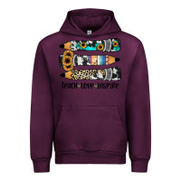 Mauve Wine western pencils teach love inspire Urban Hoodie - JahusDesignShop