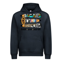 Navy western pencils teach love inspire Urban Hoodie - JahusDesignShop