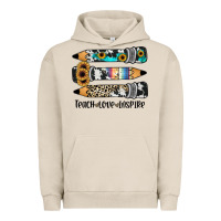 Pigment French Oak western pencils teach love inspire Urban Hoodie - JahusDesignShop