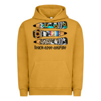 Western Pencils Teach Love Inspire Urban Hoodie | Teevron