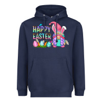 Navy happy easter gnomes Heavyweight Hoodie - Zillion Design Studio