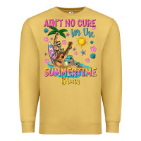 Antique Gold aint no cure for the summer time blues Premium Sweatshirt - texasbilliewilder