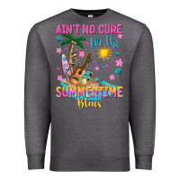 Charcoal Heather aint no cure for the summer time blues Premium Sweatshirt - texasbilliewilder