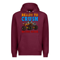 Burgundy ready to crush second grade Premium Hoodie - Artiststas