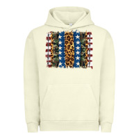 Pigment Pistachio usa army pattern brushstroke Urban Hoodie - Artiststas