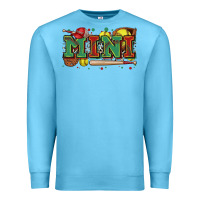 Ocean Blue mini softball Premium Sweatshirt - Zillion Design Studio