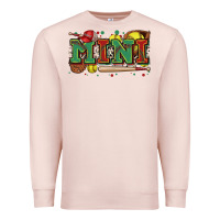 Pale Pink mini softball Premium Sweatshirt - Zillion Design Studio