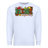 White mini softball Premium Sweatshirt - Zillion Design Studio