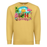 Antique Gold aloha beaches Premium Sweatshirt - texasbilliewilder