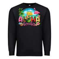 Black aloha beaches Premium Sweatshirt - texasbilliewilder