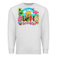 Oatmeal Heather aloha beaches Premium Sweatshirt - texasbilliewilder