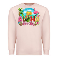 Pale Pink aloha beaches Premium Sweatshirt - texasbilliewilder