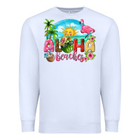 White aloha beaches Premium Sweatshirt - texasbilliewilder