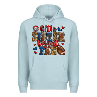 Blue Mist little sister biggest fan american football Premium Hoodie - Jasminsmagicworld