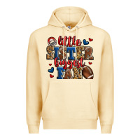 Pina Colada little sister biggest fan american football Premium Hoodie - Jasminsmagicworld