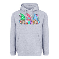 Heather Grey easter gnomes Heavyweight Hoodie - Zillion Design Studio