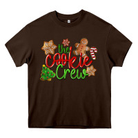 Chocolate Brown The Cookie Crew Christmas Heavy Core Tee - LillyAllenDesigns