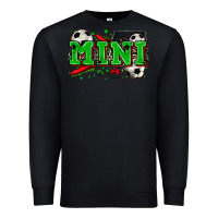 Black mini soccer Premium Sweatshirt - Zillion Design Studio