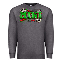 Charcoal Heather mini soccer Premium Sweatshirt - Zillion Design Studio