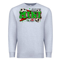 Heather Grey mini soccer Premium Sweatshirt - Zillion Design Studio