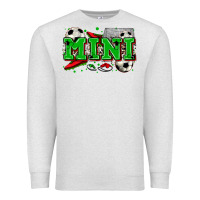 Oatmeal Heather mini soccer Premium Sweatshirt - Zillion Design Studio