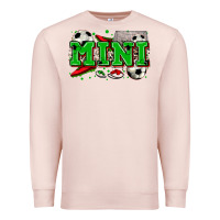 Pale Pink mini soccer Premium Sweatshirt - Zillion Design Studio