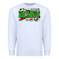 White mini soccer Premium Sweatshirt - Zillion Design Studio