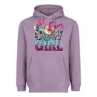 Lavender cow girl Heavyweight Hoodie - texasbilliewilder