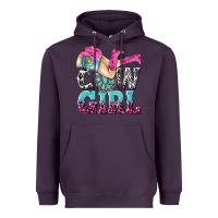 Plum cow girl Heavyweight Hoodie - texasbilliewilder