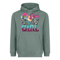 Sage cow girl Heavyweight Hoodie - texasbilliewilder