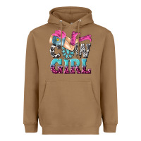 Toasted Coconut cow girl Heavyweight Hoodie - texasbilliewilder