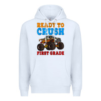White ready to crush first grade Premium Hoodie - Artiststas