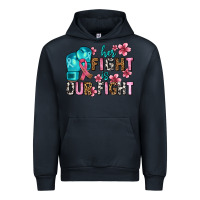 Navy her fighting is our fight Urban Hoodie - AdoDesignShop