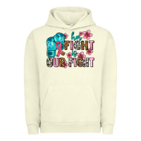 Pigment Pistachio her fighting is our fight Urban Hoodie - AdoDesignShop