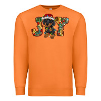 Carrot dachshund puppy christmas joy Premium Sweatshirt - RanaPortraitStore