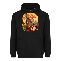 Black cowgirl actin up Heavyweight Hoodie - texasbilliewilder