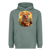 Sage cowgirl actin up Heavyweight Hoodie - texasbilliewilder